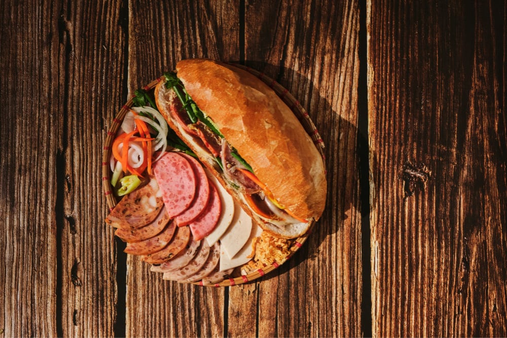 Huynh Hoa only offers one type of banh mi, available in large size that easily keeps you full for hours